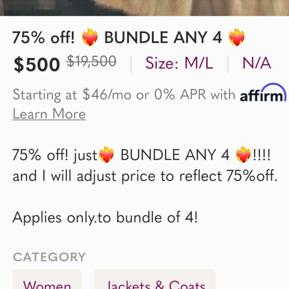 75% off! ❤️‍🔥 BUNDLE ANY 4 ❤️‍🔥